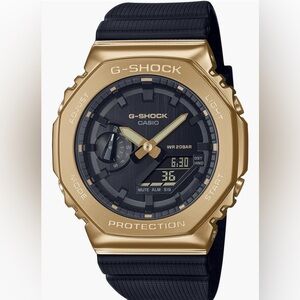 Casio G-Shock Black and Gold Smartwatch